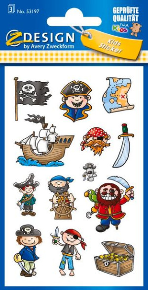 Naklejki Z-Design Kids piraci 53197 Avery