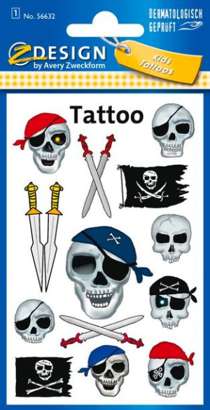 Naklejki Z-Design tatuaże - piraci 56632 Avery