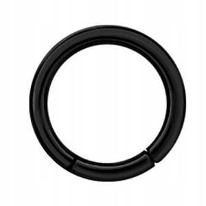 SS316L Black PVD Kółko clicker 2,5x10