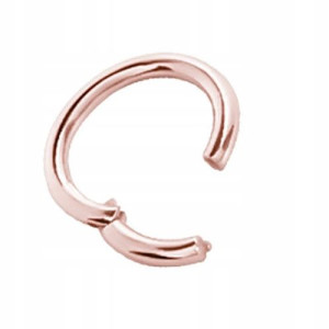 SS316L RG hinged segment ring 1,6x7 rose gold