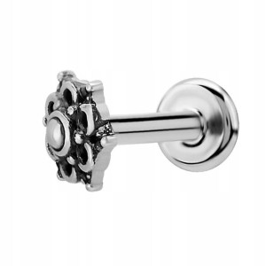 SS316L labret internal 1,2x6 trybal 4mm m34