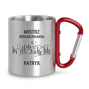 Metalowy Kubek Z Karabińczykiem Mistrz Biwakowania