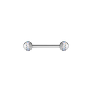 SS316L kolczyk do sutka 1,6x16 ORBIT kulki AB