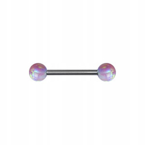 SS316L kolczyk do sutka 1,6x16 opale 5mm PI