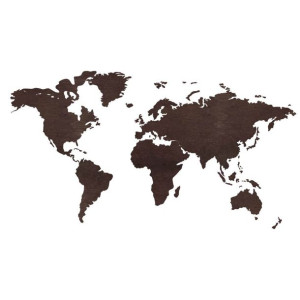 Drewniana Mapa Świata