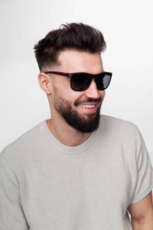 Męskie okulary przeciwsłoneczne polaryzacyjne POLARISS POL 1015 CZ