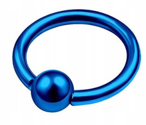 TYTAN kółko BCR 1,2x8 kulka 4mm DARK BLUE DB