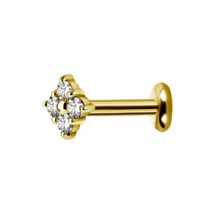 SS316L BG labret internal 1,2x8 ozdoba WH m45L