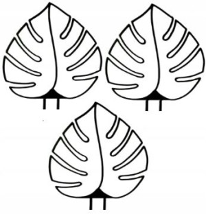 Monstera Podpora Do Roślin Kwiatów Duża 30cm X3