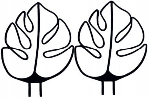 Podpora Roślin Kwiatów Podpórka Monstera Zestaw X2