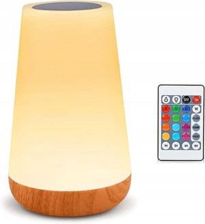 Dotykowa Lampa Nocna LED RGB 13 Kolorów