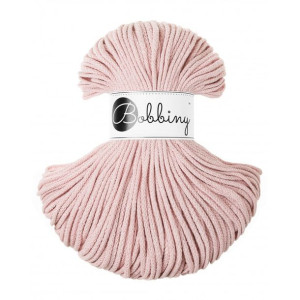 Sznurek pleciony bawełniany Bobbiny 3mm Pastelowy róż