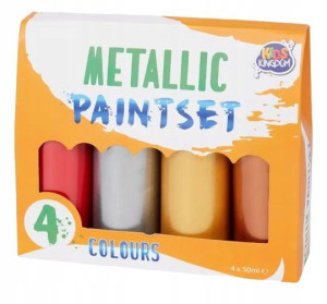 Zestaw farb do malowania neon 4x50 ml orange