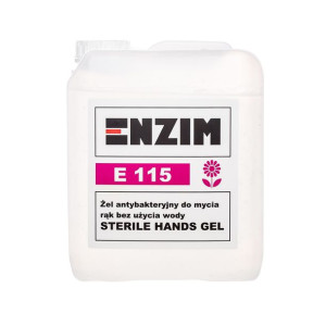 Enzim E 115 żel antybakteryjny bez użycia wody Sterile Hands Gel 5L