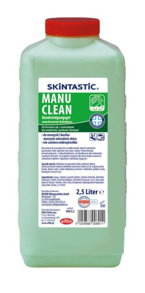 EilFix żel do mycia rąk MANU CLEAN HANDREINIGUNGS GEL 2,5L