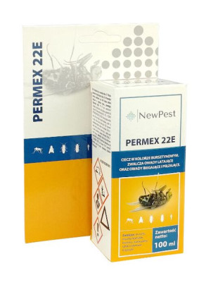 Permex 22 E 100ml permetryna 127,3g/l, tetrametryna 16,9g/l, PBO 65,9g/l