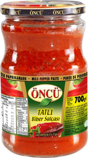 Tureckie Pasta paprykowa łagodna 700g ÖNCÜ