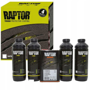Raptor U-pol Ochrona Karoserii Czarny X 4szt