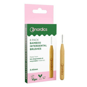 Nordics bambusowe szczoteczki czyszczenia przestrzeni międzyzębowej 0.45mm