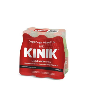 Woda mineralna gazowana 6x200ml Kinik Turecka Soda