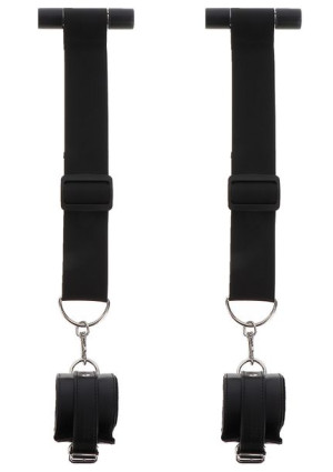 Door Bars and Wrist Cuffs Black