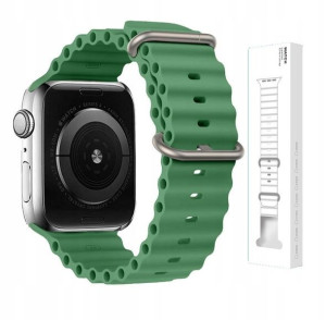 PASEK OCEAN DO APPLE WATCH 42/44/45/49mm zielony