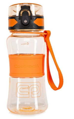 Bidon dla dzieci na wodę 390 ml z gumowym uchwytem 4 KOLORY CoolPack