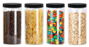 Pojemniki Słoiki Plastikowe ZESTAW 4x1000ml