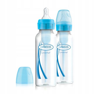 ZESTAW Butelka Dr Browns wąska 2x250ml Niebieska