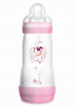 Butelka antykolkowa MAM Baby 320ml różowa AntiColc