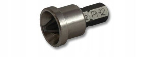 Końcówka Bit 1/4 Ph2 Z Ogranicznikiem Metalowym