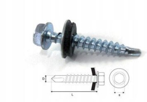 Wkręty Farmerskie Farmery Ocynk 4,8X35 250Szt