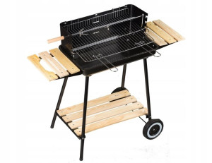 Grill Ogrodowy Z Półkami Regulacja