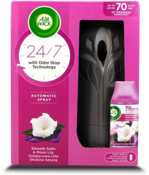 Airwick Freshmatic KSIĘŻYCOWA LIILA urządzenie starter + wkład 250ml