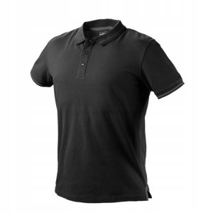Koszulka polo męska t-shirt DENIM czarna r. M NEO 81-659-M