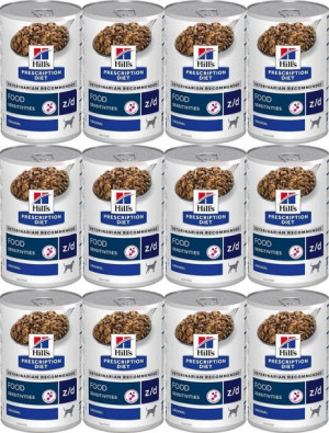 Hills Vet Diet Z/d Food Sensitivities 12 X 370 G