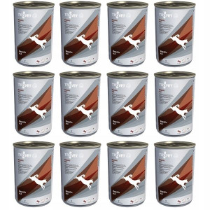Trovet HLD Hepatic 12 puszek 400 g - dla psa