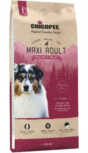 Chicopee Maxi Adult 15 kg - dla dużych ras
