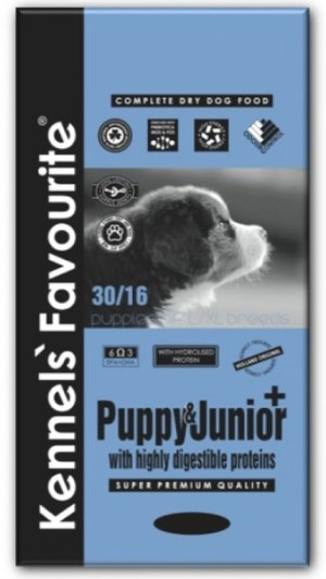 Kennels Favourite Puppy Junior PLUS 20 kg + gratis