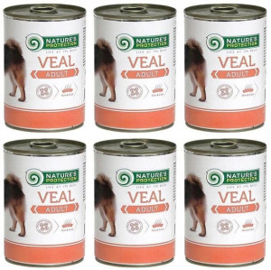 Nature's Protection Adult Veal Cielęcina 6 x 400 g