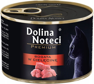 Dolina Noteci Dla Kota Bogata w Cielęcinę 185 g