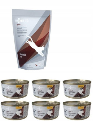 Trovet Cat Hepatic HLD 6x100g + 500g