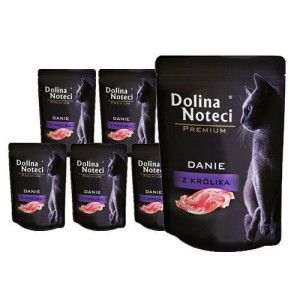 Dolina Noteci Królik Saszetka Dla Kota 10 x 85 g