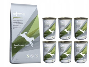 Trovet Dog HPD Hypoallergenic Horse 3 kg + 6x400g