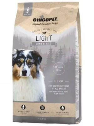 Chicopee Light Lamb 15 kg - dla psów z nadwagą