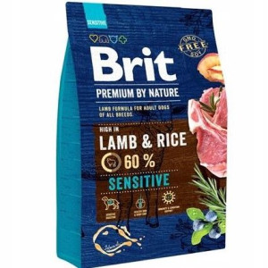 Brit Premium By Nature Sensitive Lamb Rice 3 Kg