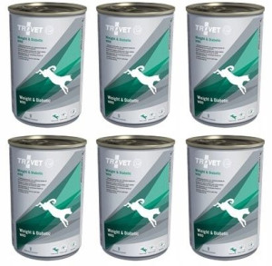 Trovet WRD Weight & Diabetic 6 puszek 400 g