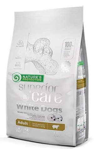 Nature's Protection Superior White Small Dog 1,5kg