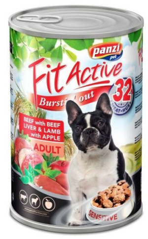 Fit Active Dog Adult puszka 1240 g - Wołowina