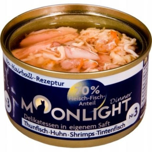 Moonlight Dinner nr 3 Tuńczyk kura kałamarnica 80g